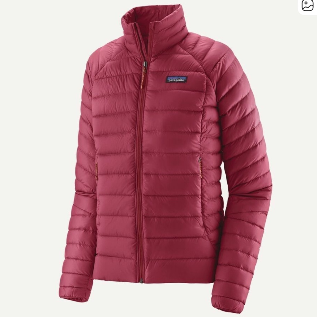 Patagonia Women's Down Sweater Jacket Oxide Red